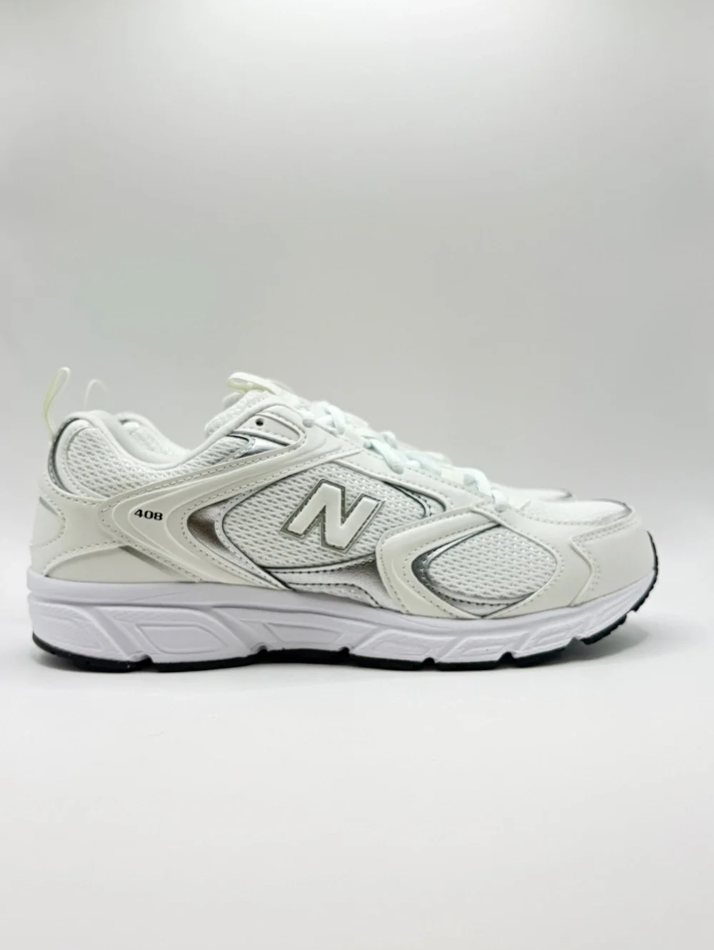 New Balance 408 Lifestyle Running Shoes White Grey Size 9 Womens